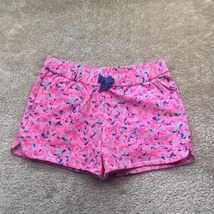 Vineyard Vines Girls Malibu Pink Whale Swirl Pull On Shorts Size M 10-i12 NWT